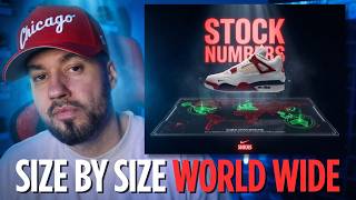 Nigel Sylvester AJ4 “Brick After Brick” WORLDWIDE SNKRS STOCK NUMBERS 👀🌎