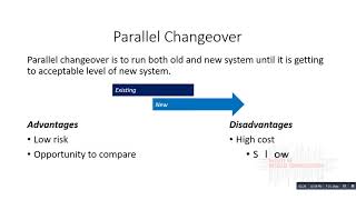 Changeover into New System (In English)