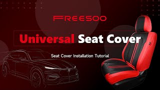 Easy Universal Car Seat Cover Installation - FREESOO F9 Design