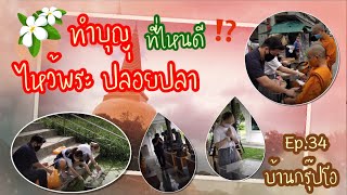 ไหว้พระ ทำบุญ ปล่อยปลา ที่ไหนดีในจ. นครปฐม กับบ้านกรุ๊ปโอ Ep.34