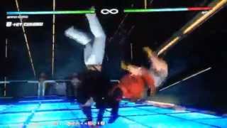 DOA5LR : Brad Wong : REVERSE Handstand Air Throw Set up on The Danger Zone