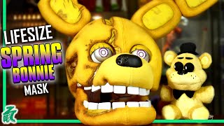 I Made FNaF Yellow Rabbit Mask | Spring Bonnie Cosplay 3D Print JLC3DP Phrozen Five Nights at Freddy