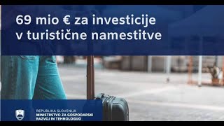 Javni razpis za sofinanciranje vlaganj v nastanitveno turistično ponudbo-evropska sredstva - turizem