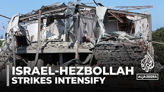 Hostilities mount on Lebanon border as Hezbollah and Israel swap strikes