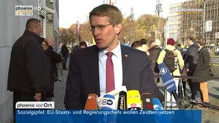 Statements zur Wiederaufnahme der Sondierungsgespräche am 17.11.17