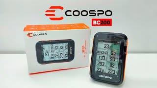 COOSPO BC200 Ciclo Computador GPS para BICICLETA | VELOCÍMETRO con STRAVA | UNBOXING 4K