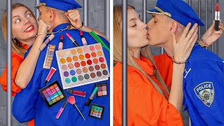 Funny Ways to Sneak Makeup in Jail! Funny Situations & DIY Ideas by Mariana ZD