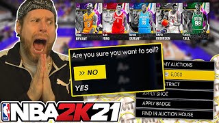 If I lose, I quicksell my team. NBA 2K21