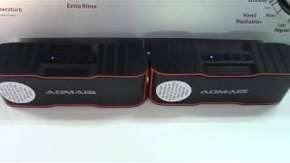 AOMAIS 2-Pack Bluetooth Speaker Set Review