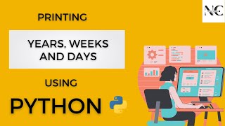 Write a Program to Convert days into Years, Weeks and days || Visual Studio Code ||