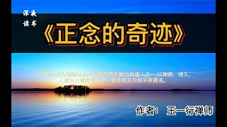 《正念的奇迹》图书解读，一行禅师【深夜读书】