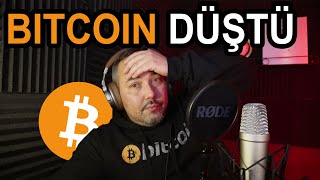 BITCOIN DÜŞTÜ! Şimdi ne olacak? SAKIN OLUN!