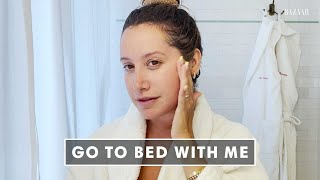 Ashley Tisdale's Skincare Routine & Her Grandma's Best Tips | Go To Bed With Me | Harper's BAZAAR