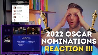 2022 Oscar Nominations REACTION!!!