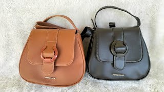 Tas selempang wanita Sophie Martin Paris Viki hitam dan coklat cod 082327360699 katalog terbaru