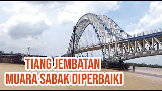 Jembatan Muara Sabak Diperbaiki