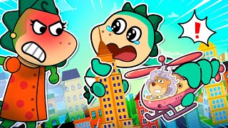 😨 Oh no! Baby Goo is HUGE! 👶Taking Care of a Giant Baby! Stories for Kids by Fire Spike 🔥