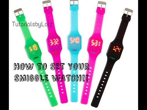 How to set the Date and Time on the NEW SMIGGLE WATCH! How to set the Date and Time on the NEW SMIGGLE WATCH!
