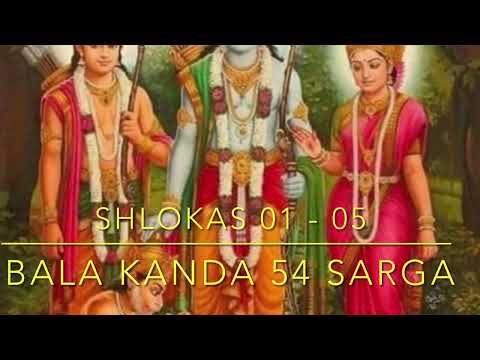 Sanskrit Chanting Sri Valmiki Ramayana Bala Kanda 54 Sarga Shlokas 01 ...