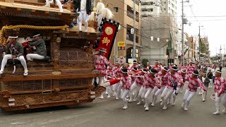 堺市『深井だんじり』深井駅前連合パレード　深井中町（２０１９年１０月６日）