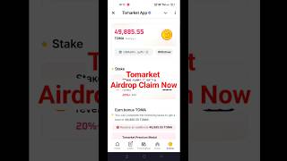 Tomarket Airdrop Claim Now |Tomarket Airdrop Claim Your Tocken |Tomarket Airdrop Withdraw Now#shorts