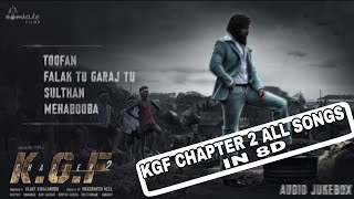 Kgf Chapter 2 All Songs (8D AUDIO) | KGF chapter 2 songs | KGF Chapter 2 Song | Rocking Star Yash