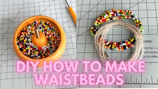 DIY HOW TO MAKE WAIST BEADS FOR BEGINNERS | SJ JEWELRY CO