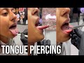 **Must watch!** 😱 TONGUE PIERCING