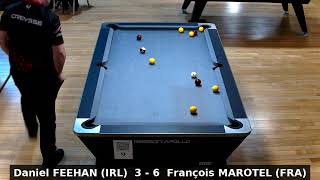 Euro 8 Ball | Daniel FEEHAN (IRL) vs François MAROTEL (FRA)