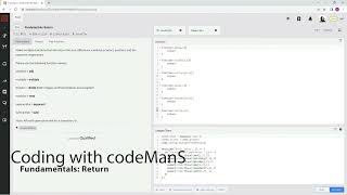Codewars 8 kyu Fundamentals: Return JavaScript