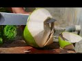 coconut peeling video | fresh, satisfying and fantastic