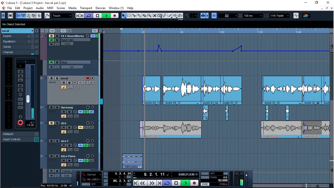 Best And Easy Way To Edit Your Vocals In Cubase 5 - YouTube