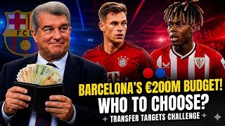 You have €200M to rebuild FC Barcelona! Can you save Lamine Yamal? 🔵🔴