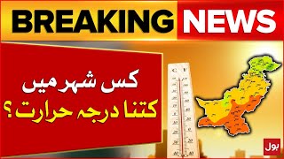 Pakistan City-wise weather forecast | Highest temperature record | Breaking News