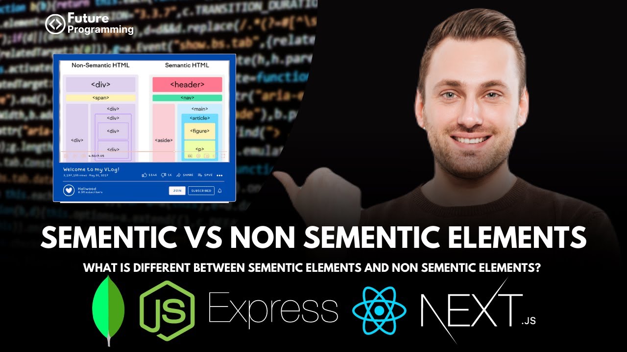 15- Understand The Difference: Semantic Vs Non-Semantic Elements In ...