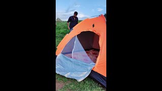 Camping in AULI JOSHIMATH | Mountain view | Uttarakhand | Morning