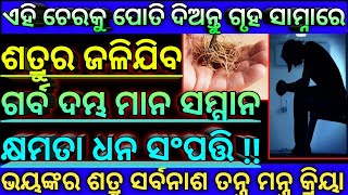 ଭୟଙ୍କର ଶତ୍ରୁ ସର୍ବନାଶ ତନ୍ତ୍ର ମନ୍ତ୍ର ବିଧି | Satru Vashikaran Tantra Mantra | Tantra Benefits of Plants