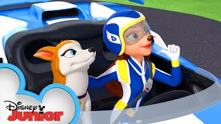 Mickey & Pluto Enter the Race 🏎️  | Mickey Mornings | Mickey Mouse Roadster Racers | @disneyjunior
