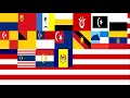 States Flag of Malaysia Animation with Federal territories