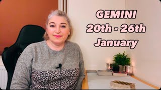 GEMINI ♊️”Important NEWS! The UNIVERSE Is Working In A MYSTERIOUS Way!” 20th - 26th January