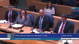 Palm Beach County demands answers from DOGE audit numbers