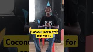 Coconut market for coconut oil  #coconutoil #shorts