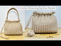 Crochet Mini Hand Bag Easy Tutorial for Beginners