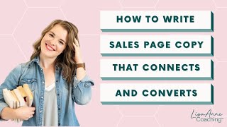 How To Write Sales Page Copy That Connects And Converts with Jess Jordana