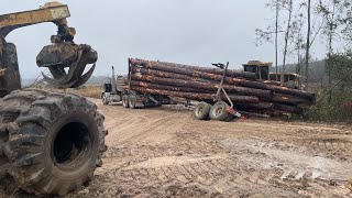 Log truck accident and a bad day