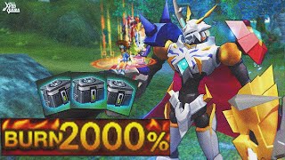 OMEGAMON X FREE, BURN DE UP 2000% E BOX EQUIPAMENTO!! l DIGIMON MASTERS ONLINE