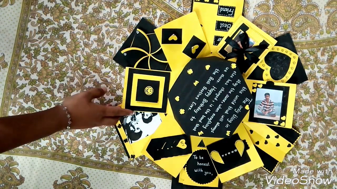 Hexagonal Explosion Box Youtube