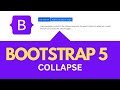 Bootstrap 5 Tutorial For Beginners  - Bootstrap Collapse Tutorial