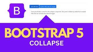 Bootstrap 5 Tutorial For Beginners - Bootstrap Collapse Tutorial