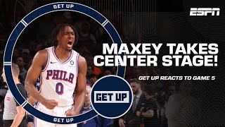 'IN AWE OF HIM!' - Tyrese Maxey takes CENTER STAGE as 76ers AVOID elimination 🙌 | Get Up